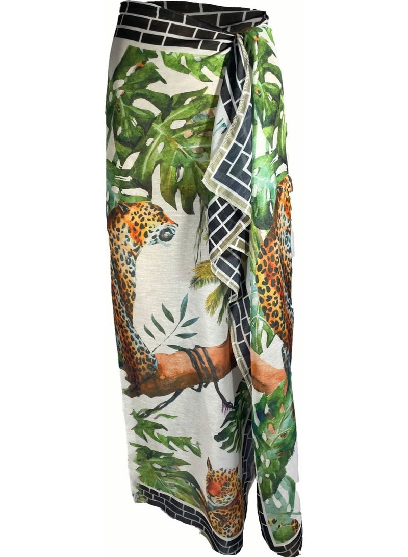 Bolder Amara Jaguar Pattern Pareo - Image 3